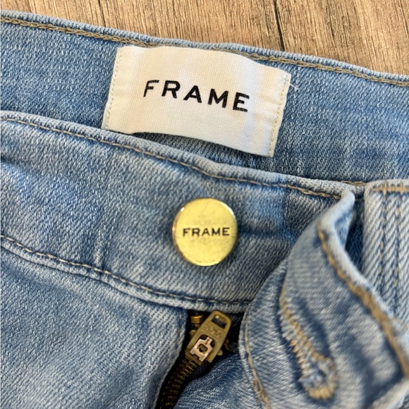 Frame Denim Light Blue Flare Jeans - Picture 3 of 4